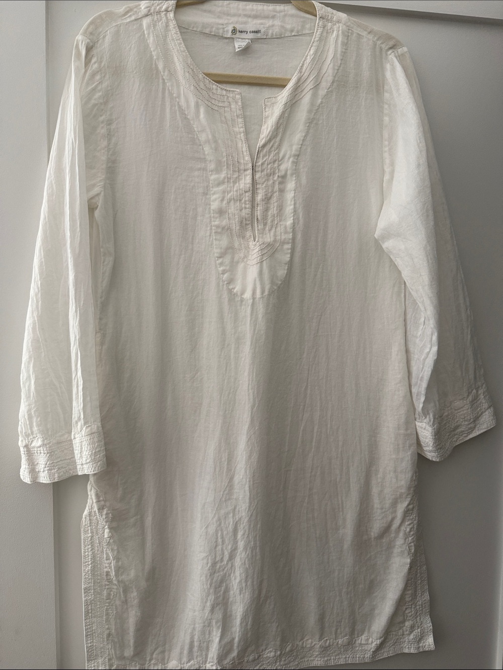 Kerry Cassill white size XS dress/sleep dress/coverup NWOT